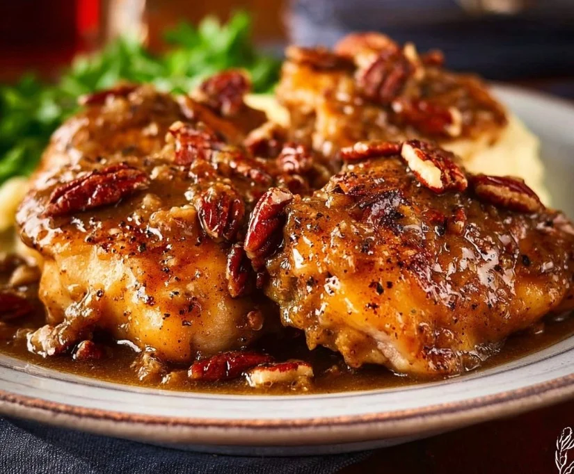 Maple Bourbon Pecan Chicken 22 Maple Bourbon Pecan Chicken