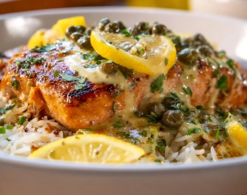 One-Pan Creamy Salmon 25 One-Pan Creamy Salmon with Capers