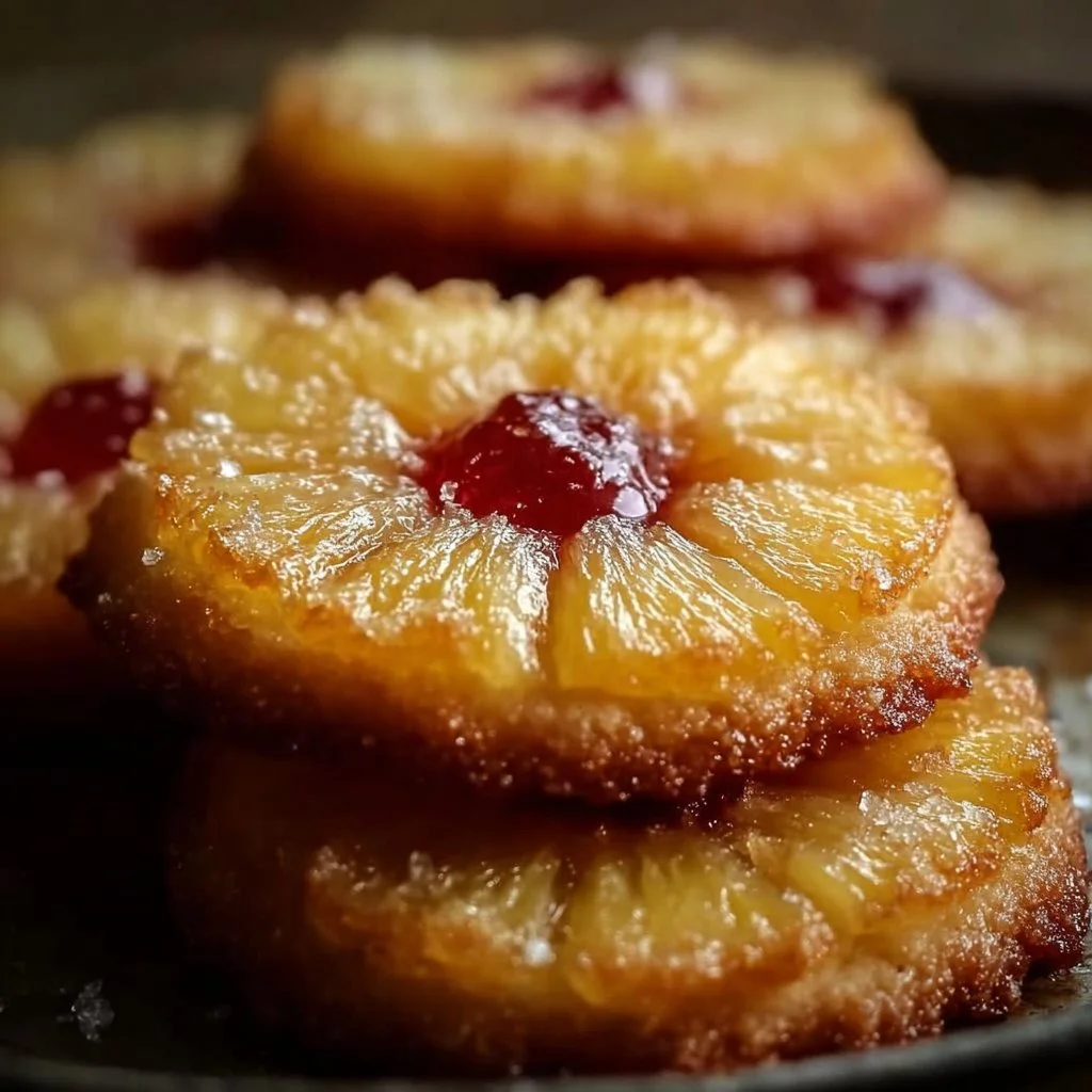 Pineapple Upside Down Sugar Cookies 28 Indulge in Irresistibly Gooey Pineapple Upside Down Sugar Cookies