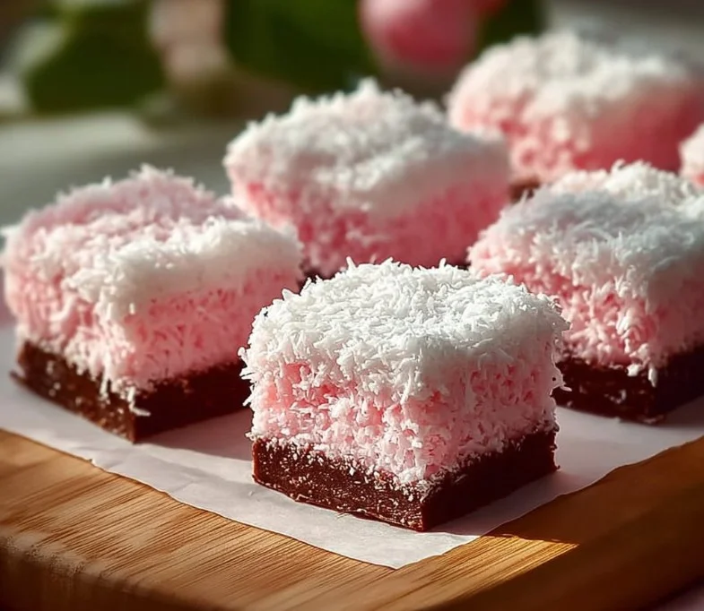 Pink Coconut Snowball Cake Bars 21 Indulgent Pink Coconut Snowball Cake Bars You Can't Resist