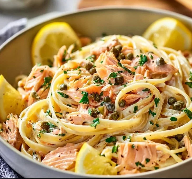 Savory Smoked Salmon Linguine 22 Savory Smoked Salmon Linguine