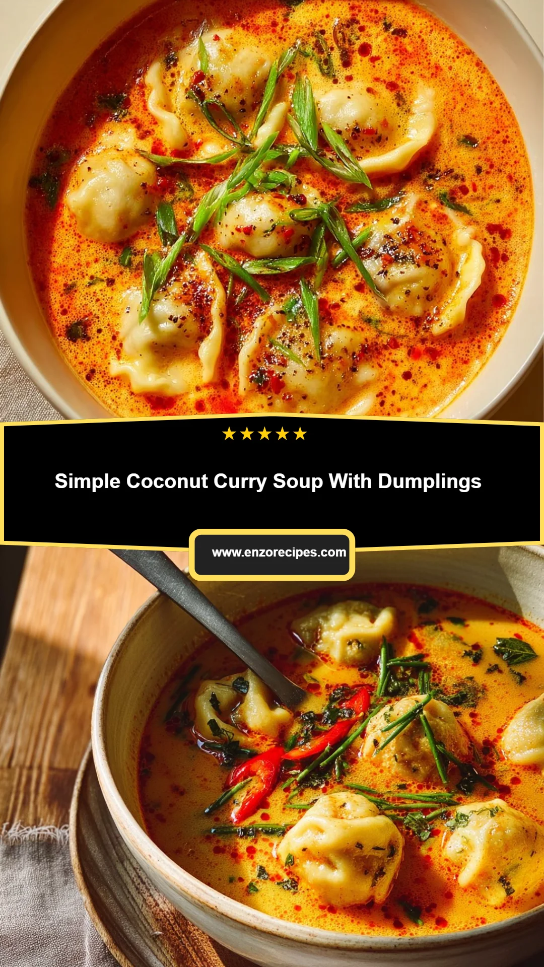Simple Coconut Curry Soup With Dumplings 24 Simple Coconut Curry Soup With Dumplings