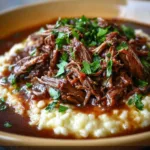 Mouthwatering slow-braised pot roast served with vegetables