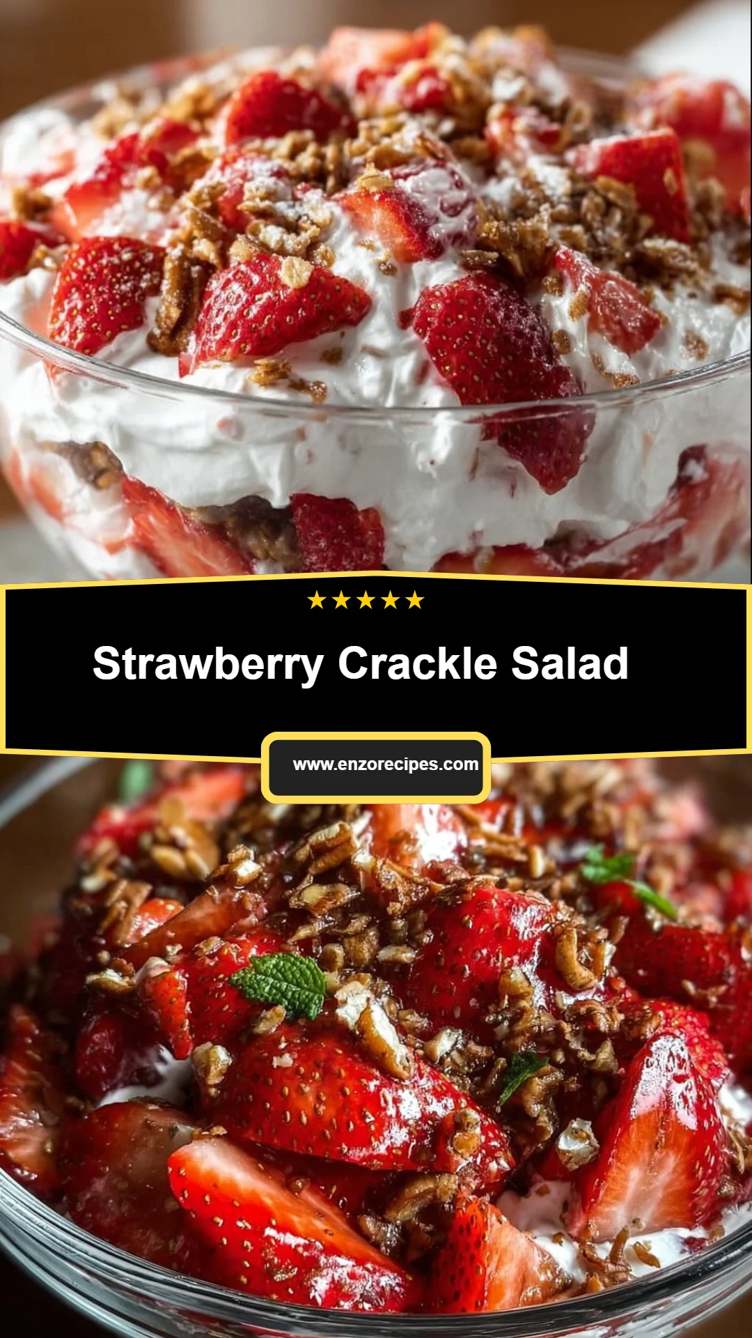 Strawberry Crackle Salad 20 Strawberry Crackle Salad