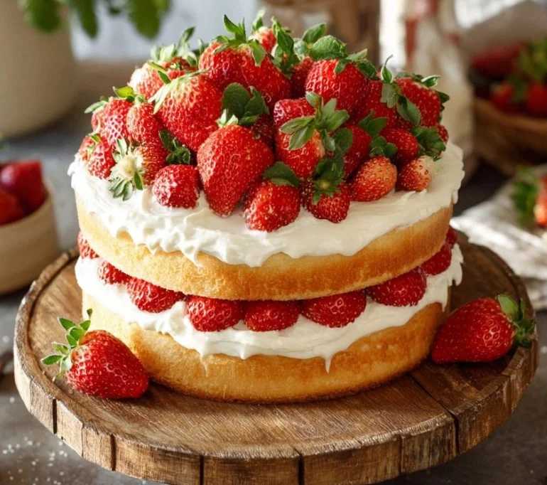 Strawberry Shortcake Cake 31 Strawberry Shortcake Cake
