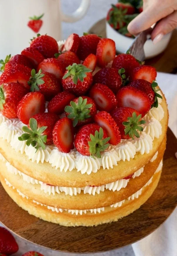 Strawberry Shortcake Cake 32 Strawberry Shortcake Cake