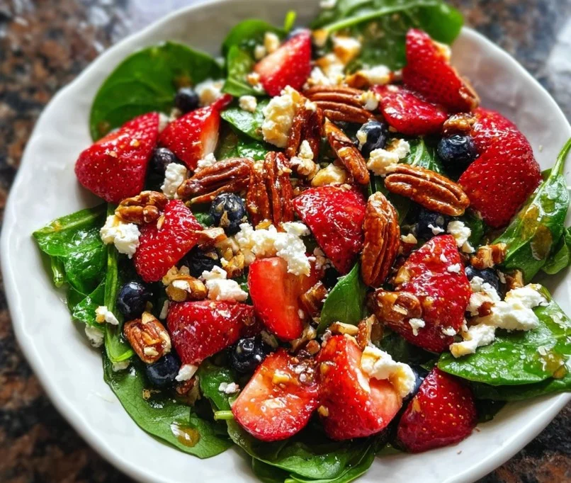 Strawberry Spinach Salad 17 30-Minute Strawberry Spinach Salad