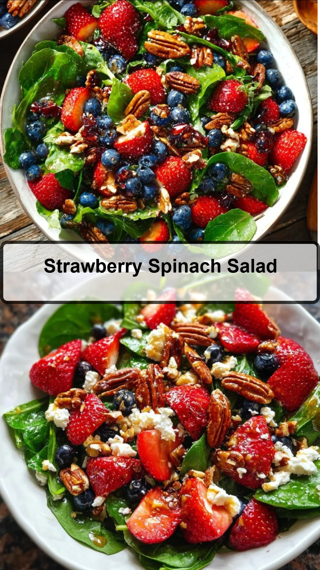 Strawberry Spinach Salad 18 Strawberry Spinach Salad