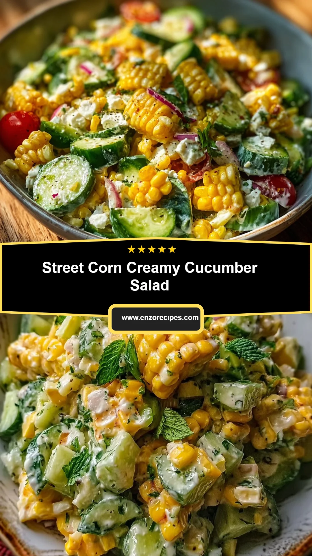 Street Corn Creamy Cucumber Salad 26 Street Corn Creamy Cucumber Salad