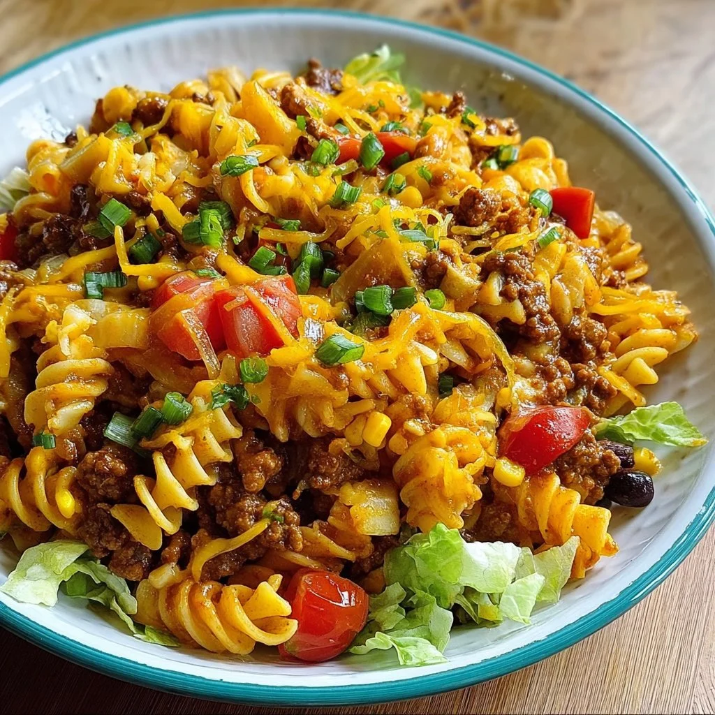 Taco Pasta Salad 25 Homemade Taco Pasta Salad
