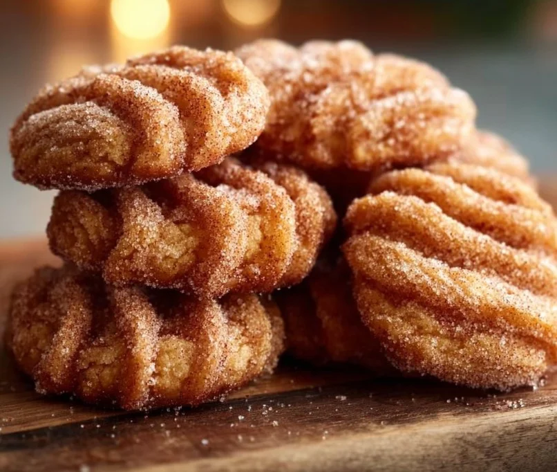 Tasty Churro Crinkle Cookies 24 Tasty Churro Crinkle Cookies