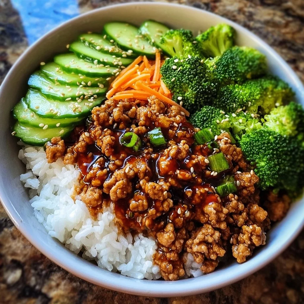 Teriyaki Ground Turkey Bowl 22 Teriyaki Ground Turkey Bowl