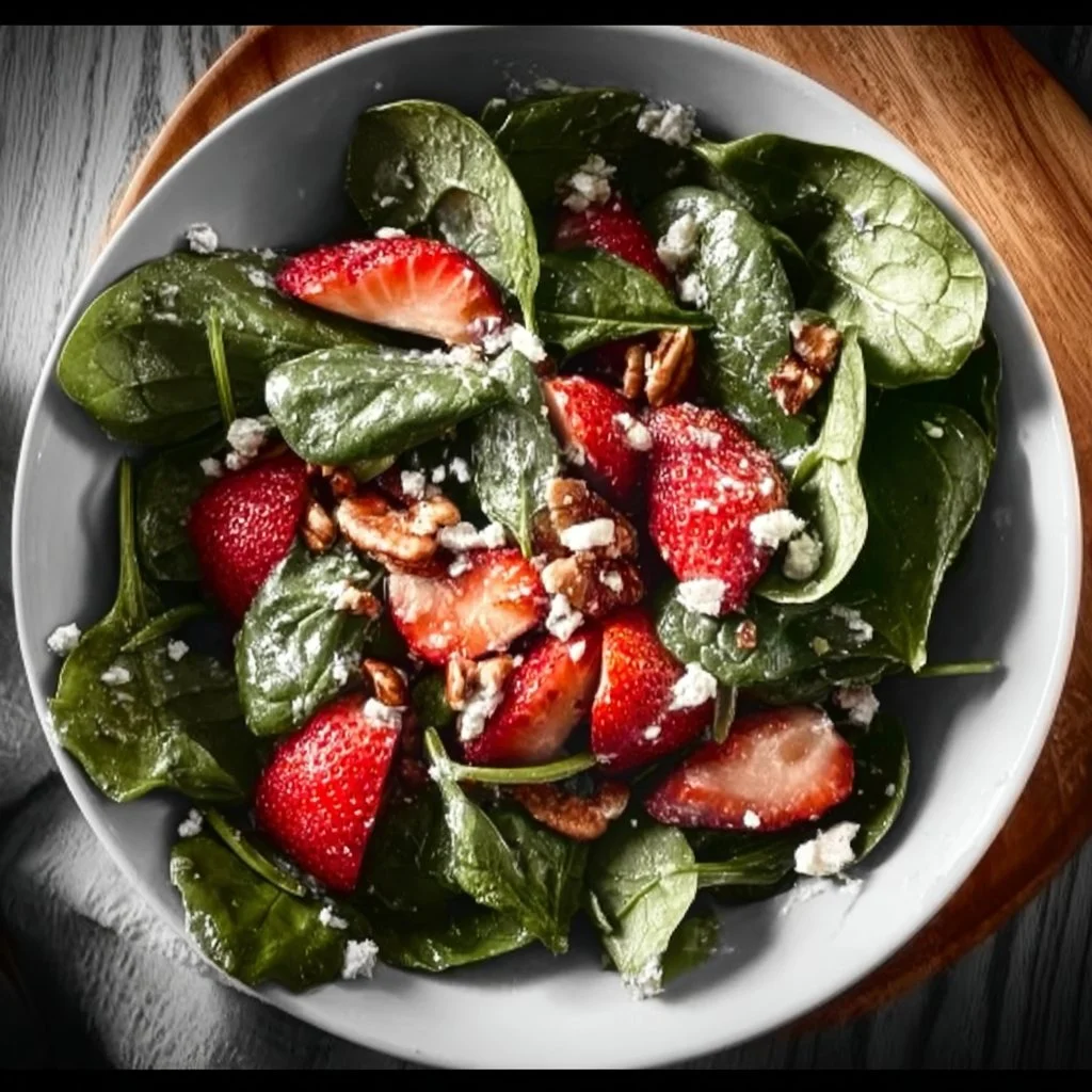 The Best Strawberry Spinach Salad 22 The Best Strawberry Spinach Salad EVER