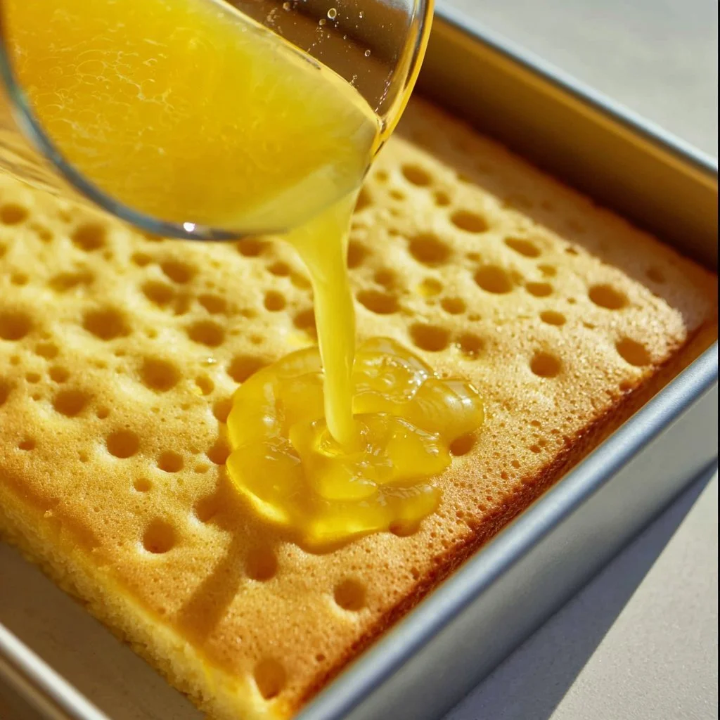 Triple Lemon Poke Cake 6 Triple Lemon Poke Cake