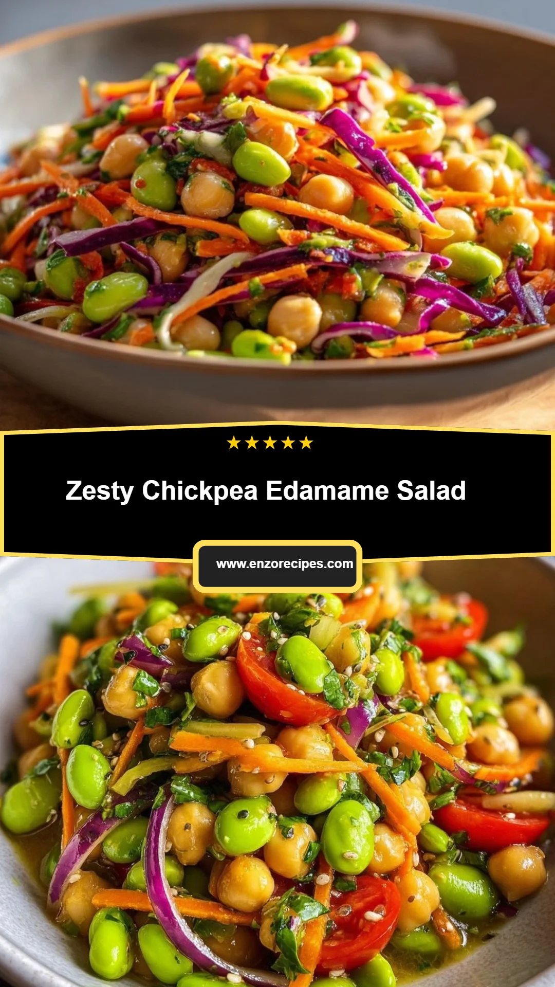 Zesty Chickpea Edamame Salad 25 Zesty Chickpea Edamame Salad