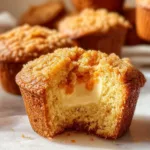 Moist Carrot Cream Cheese Cupcakes with cream cheese frosting