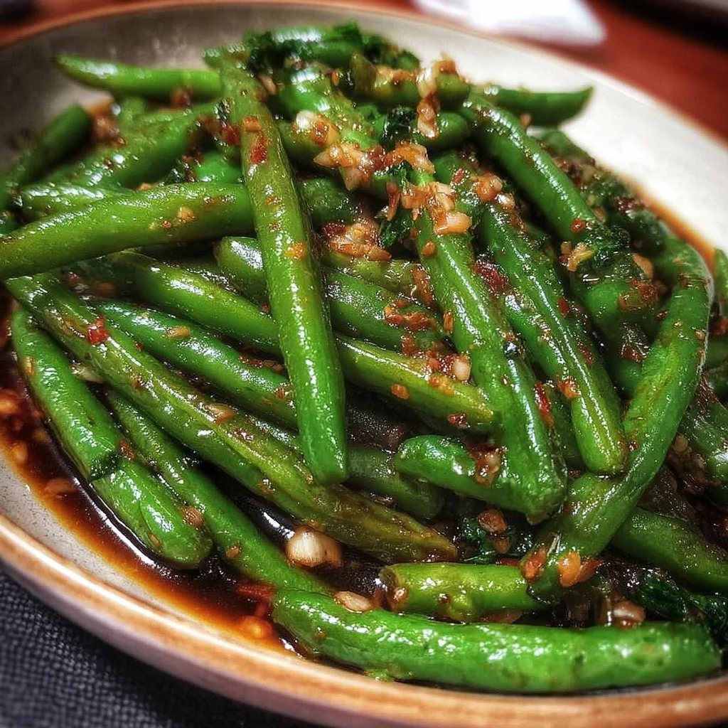 Chinese Green Beans in Garlic Sauce
