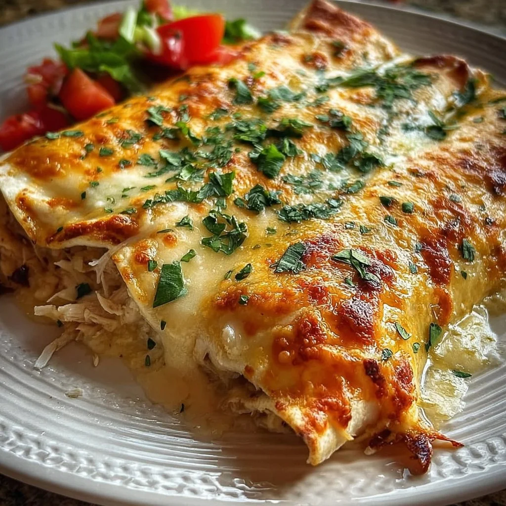 Creamy Chicken Enchiladas