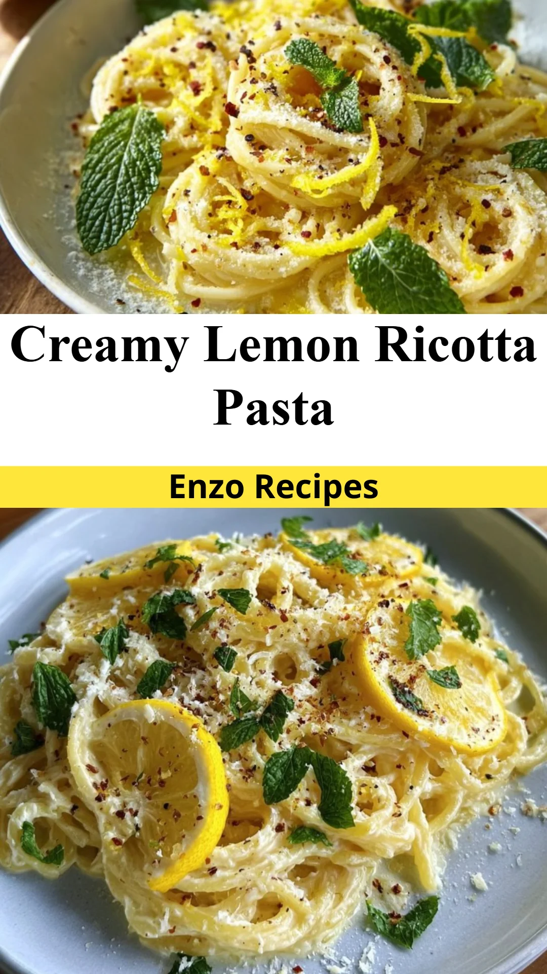 Creamy Lemon Ricotta Pasta