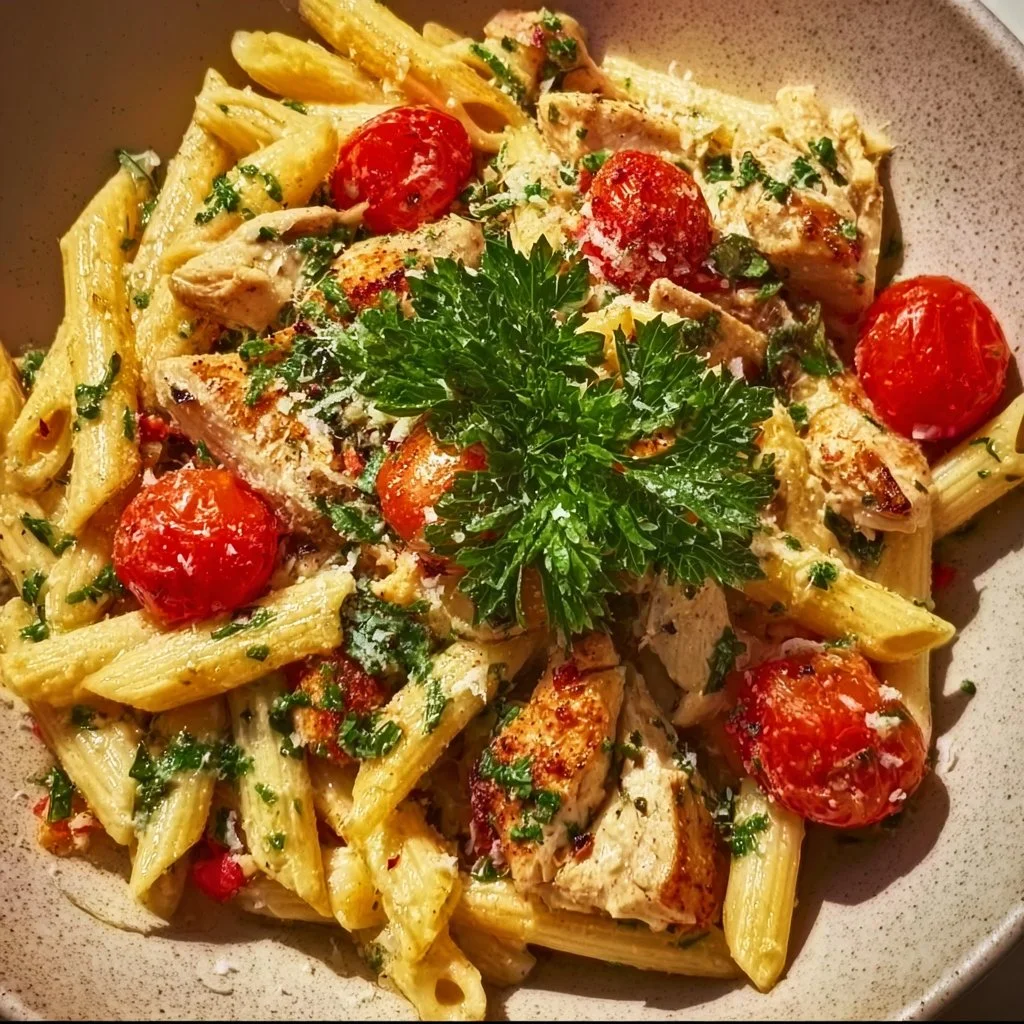 Creamy Rotisserie Chicken Pasta