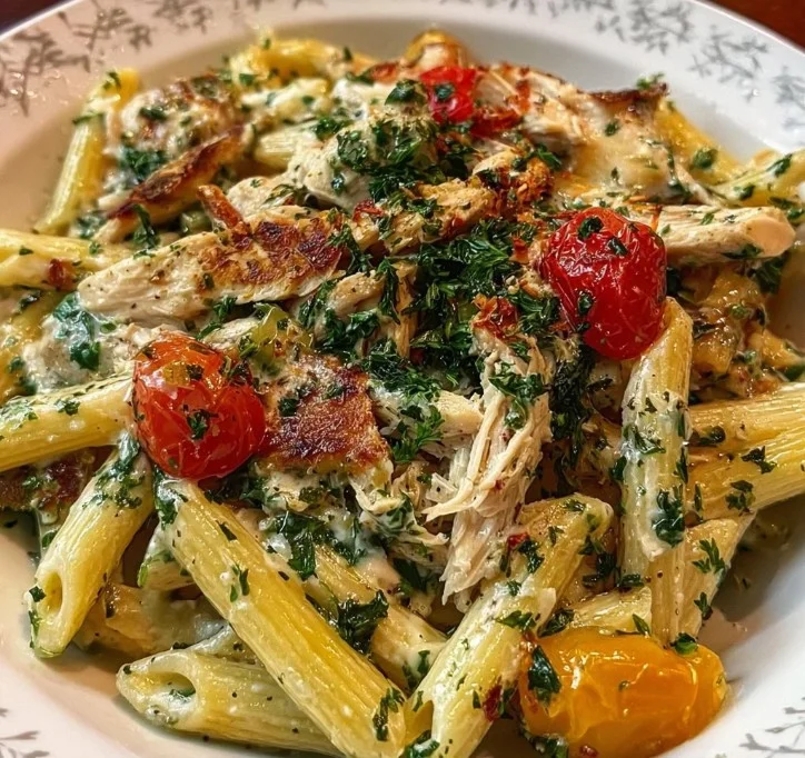 Creamy Rotisserie Chicken Pasta