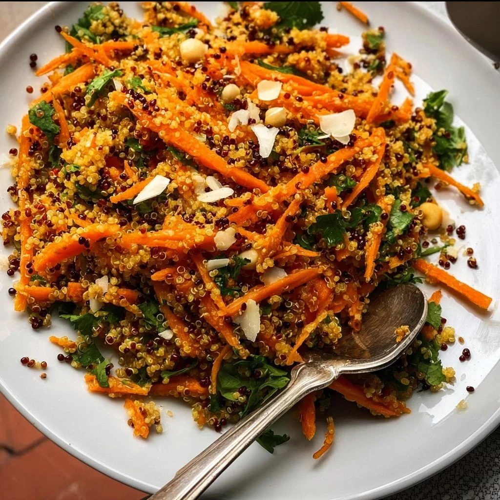 Crispy Quinoa & Carrot Salad