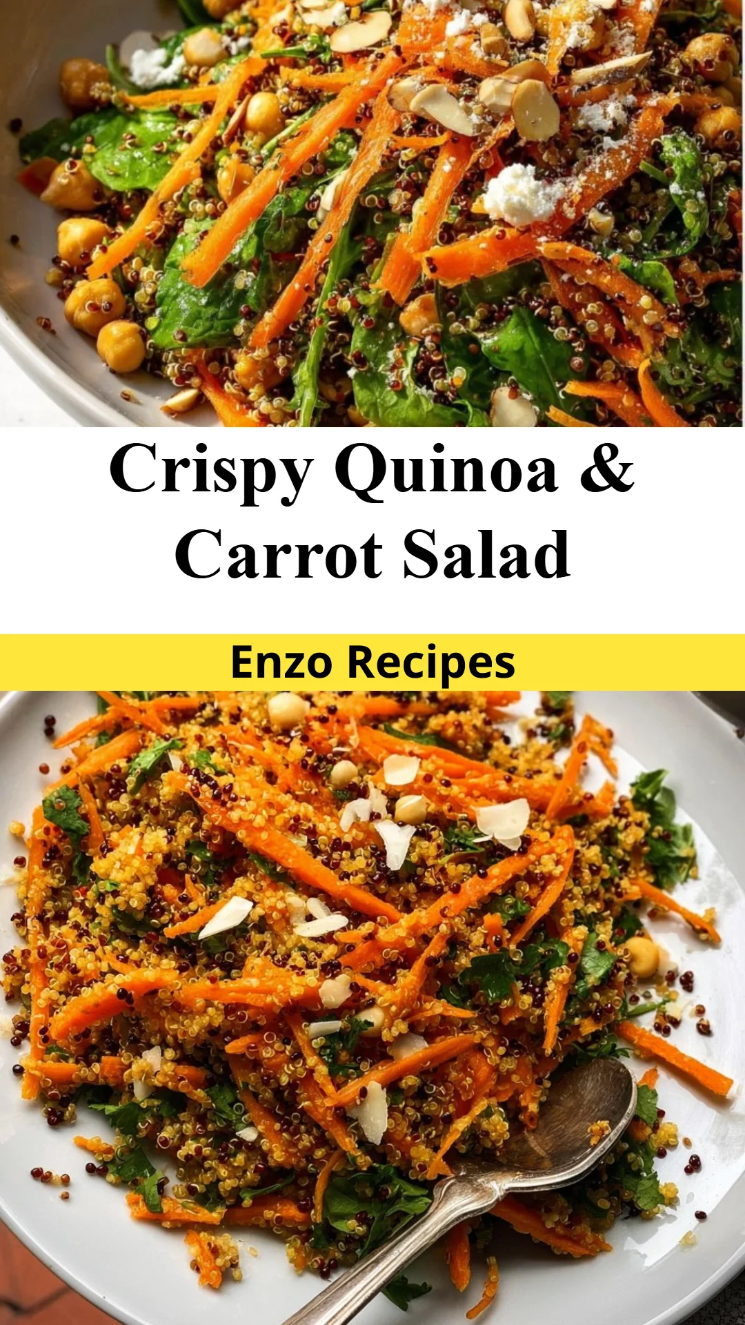Crispy Quinoa & Carrot Salad