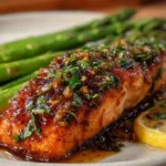 crispy salmon with honey garlic glaze 2026 04 14 234619 1 -Crispy Salmon with Honey Garlic Glaze