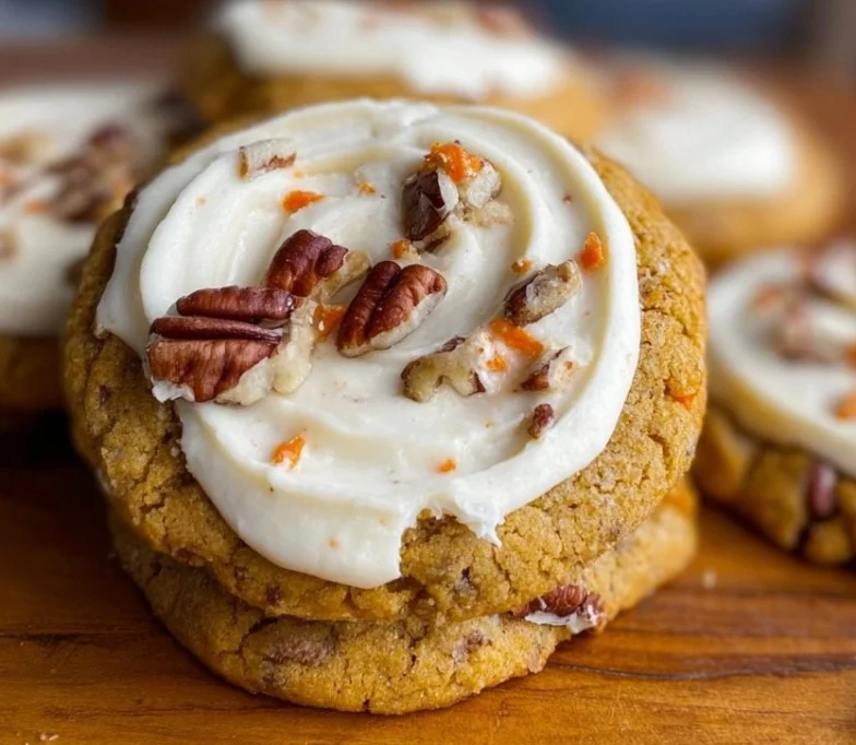 Crumbl carrot cake cookies