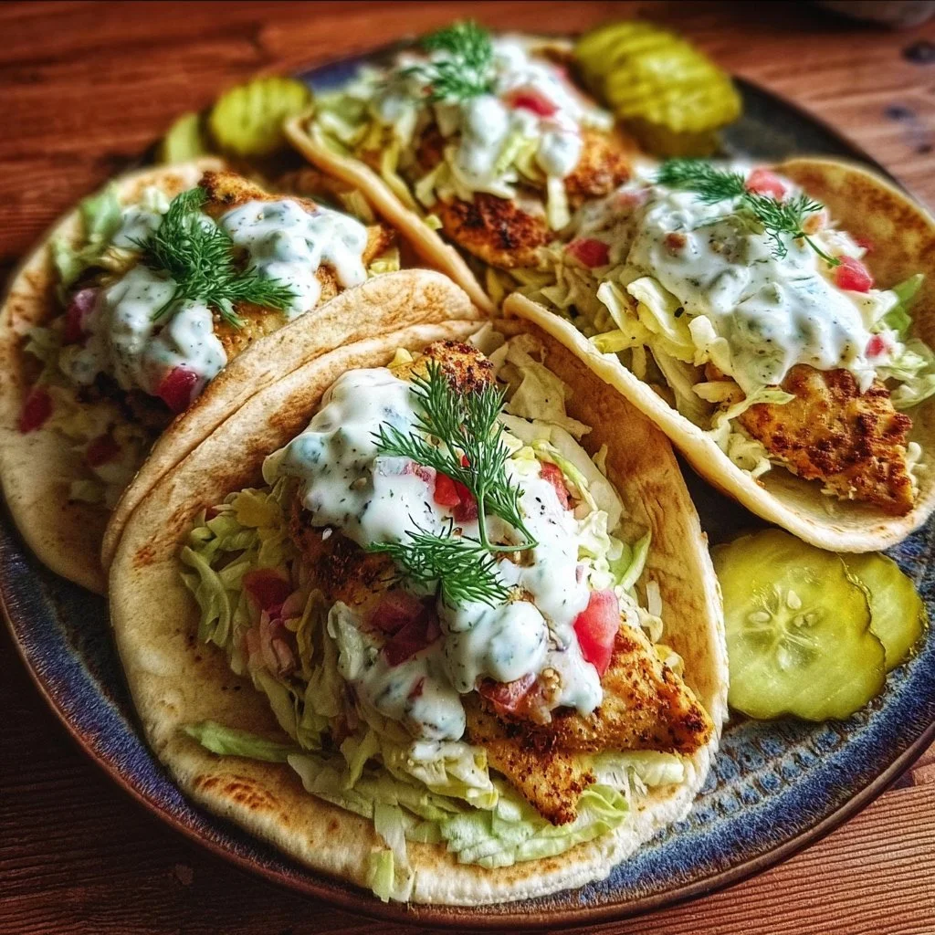 Dill Pickle Ranch Smash Chicken Tacos