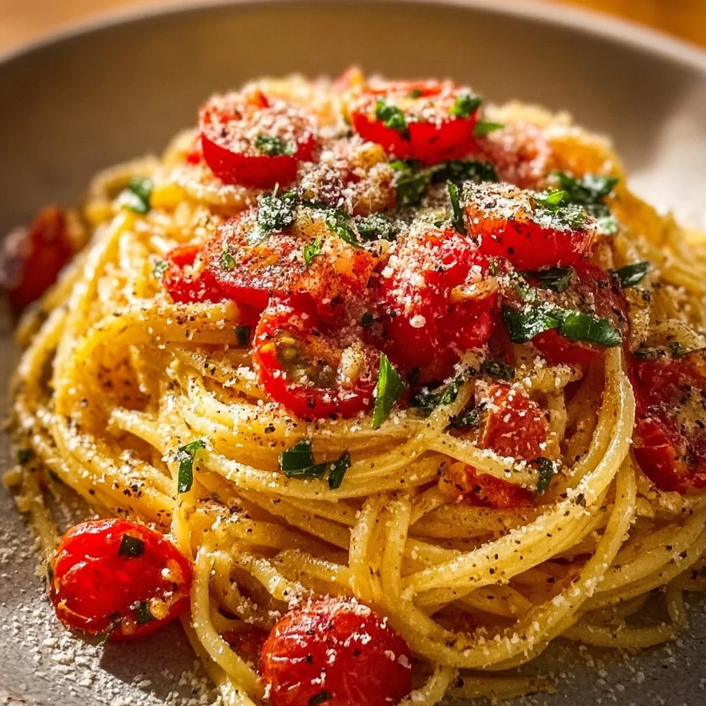 Fresh Tomato Garlic Pasta 6 Creamy Fresh Tomato Garlic Pasta