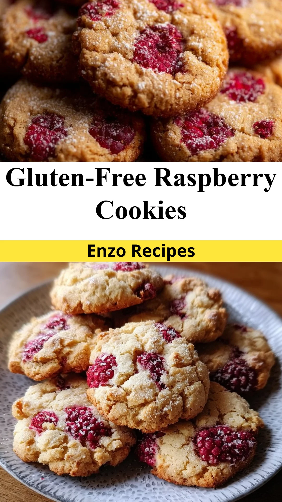 Gluten-Free Raspberry Cookies