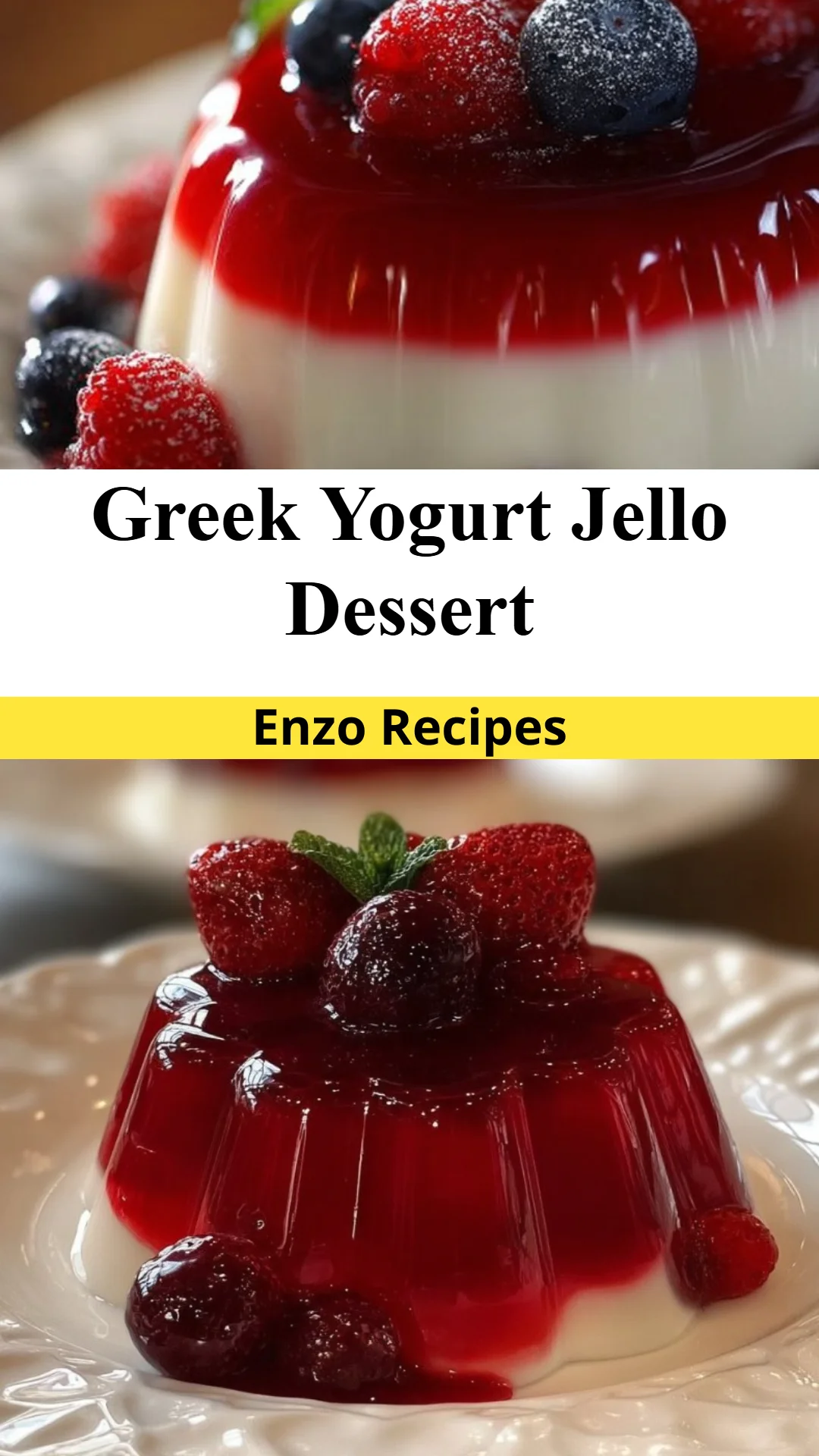 Greek Yogurt Jello Dessert