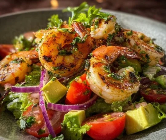 Healthy Shrimp Avocado Salad