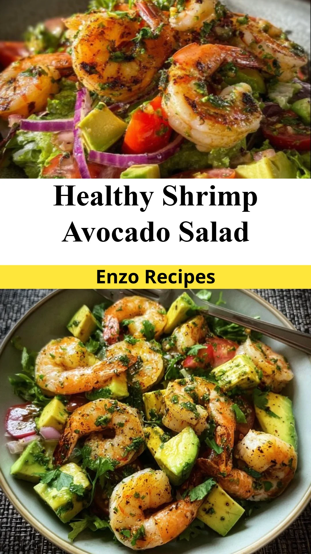 Healthy Shrimp Avocado Salad