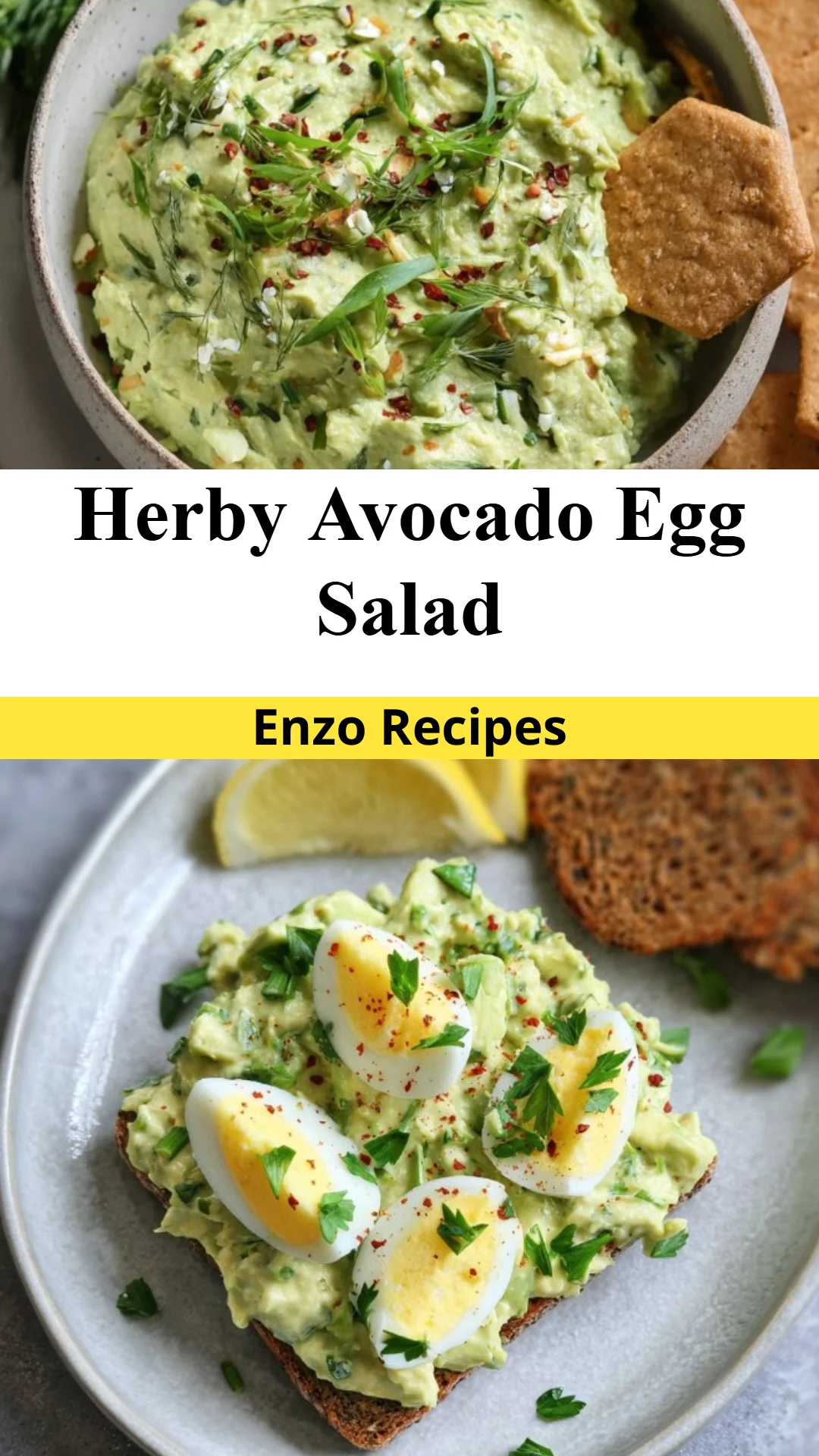 Herby Avocado Egg Salad