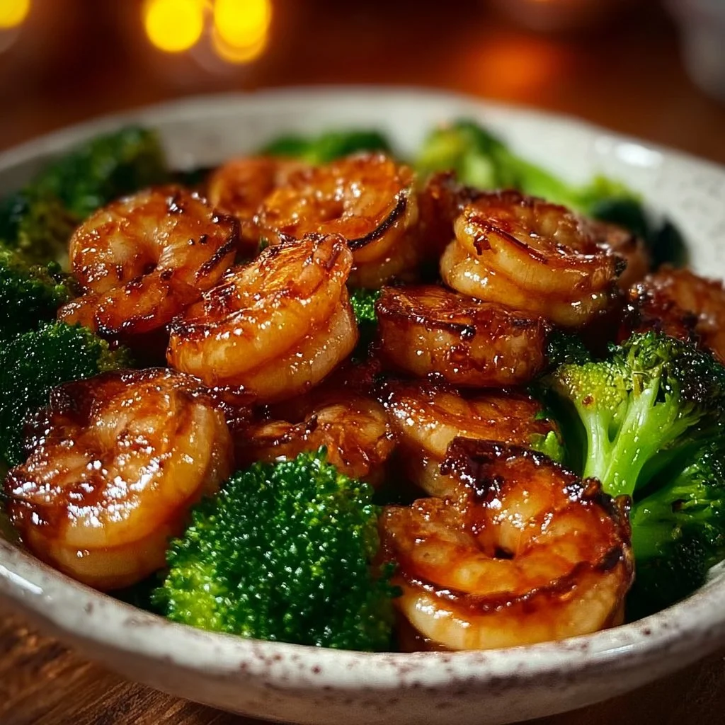 High-Protein Honey Garlic Shrimp
