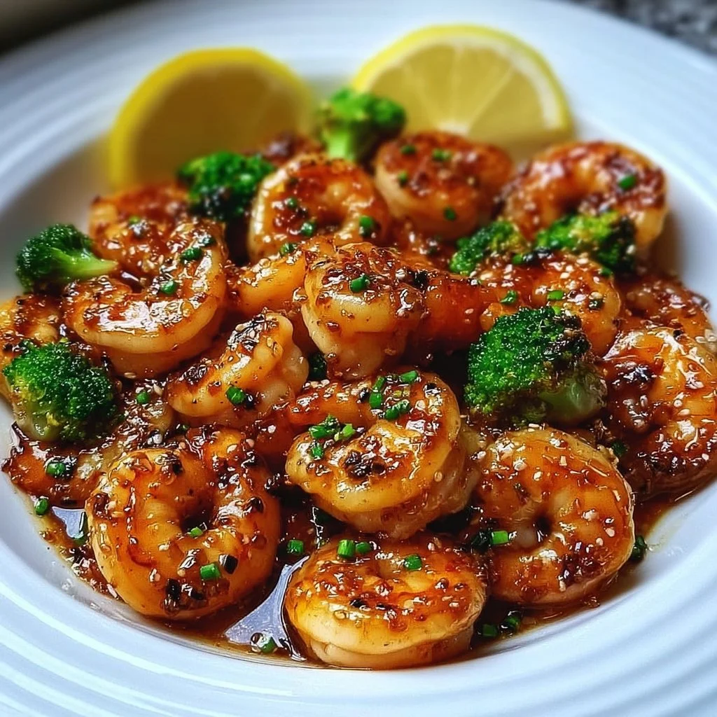 High-Protein Honey Garlic Shrimp