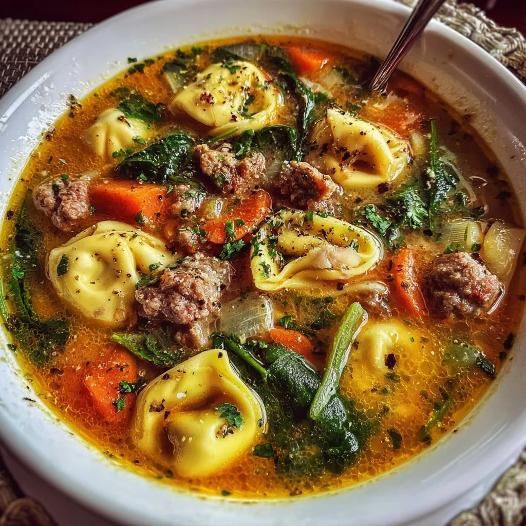 Italian Sausage Tortellini Soup