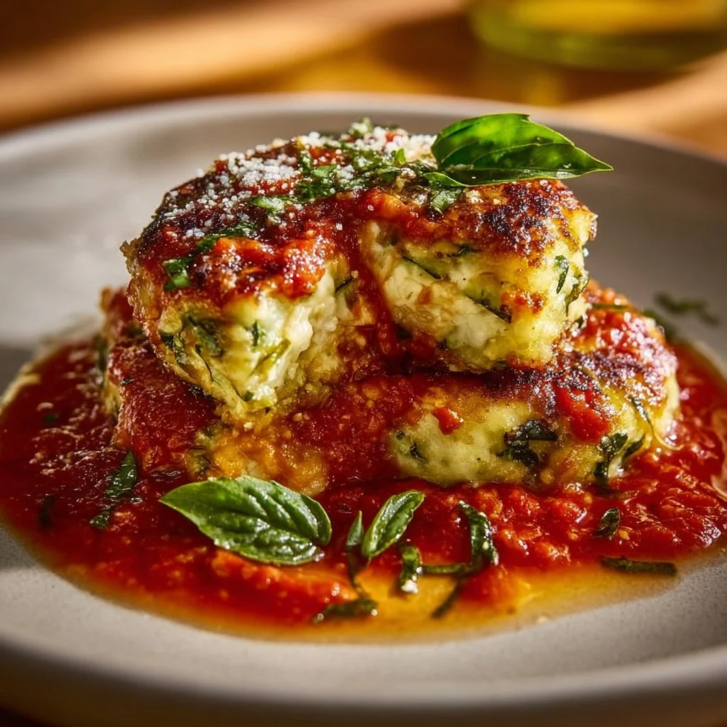 Layered Zucchini Ricotta Melts