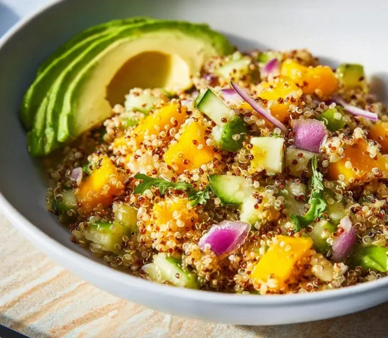 Mango Cucumber Quinoa Salad