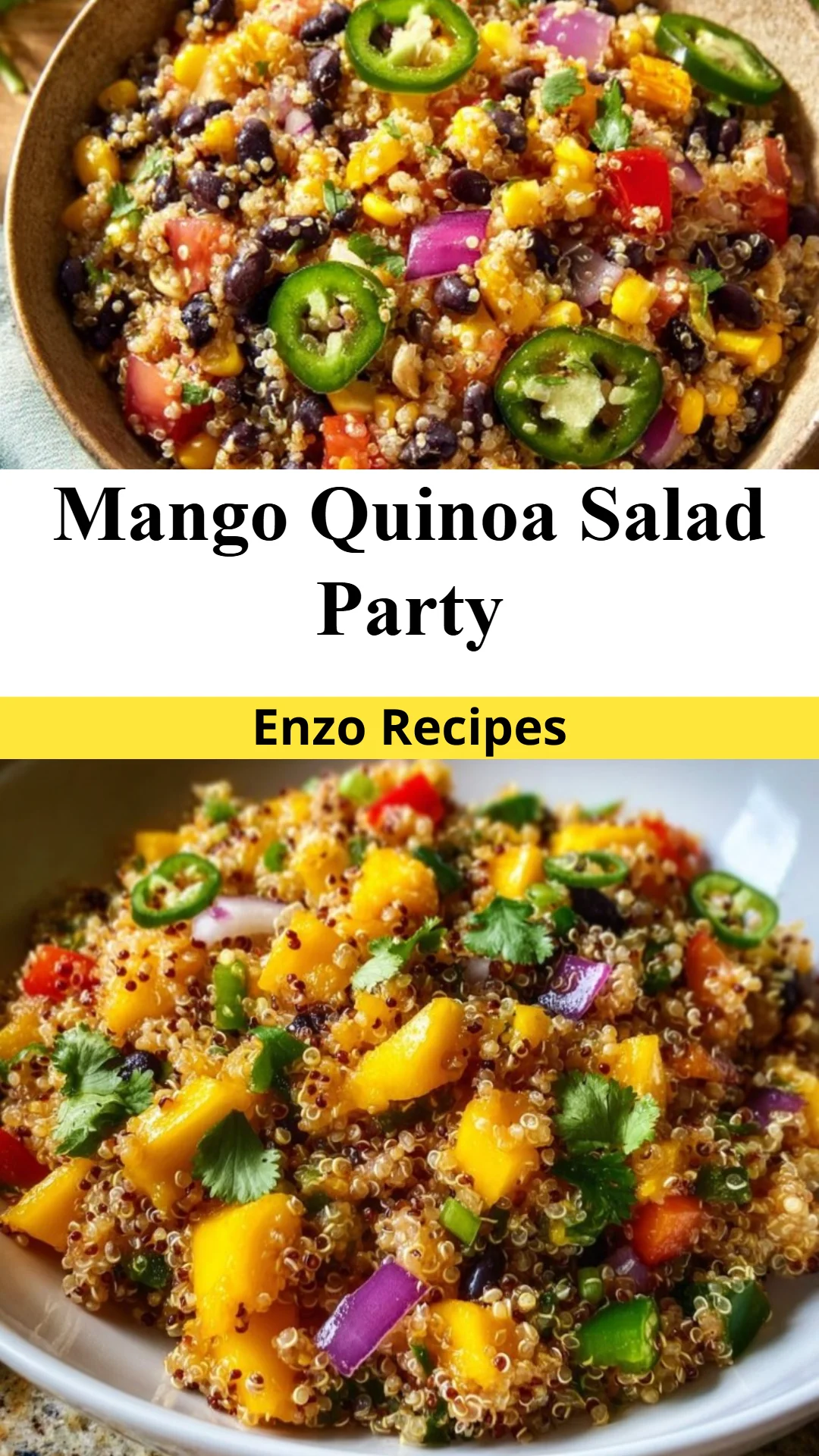 Mango Quinoa Salad Party