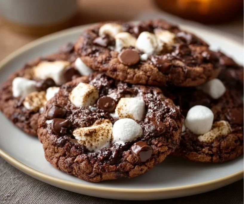 Marshmallow Chocolate Cookies