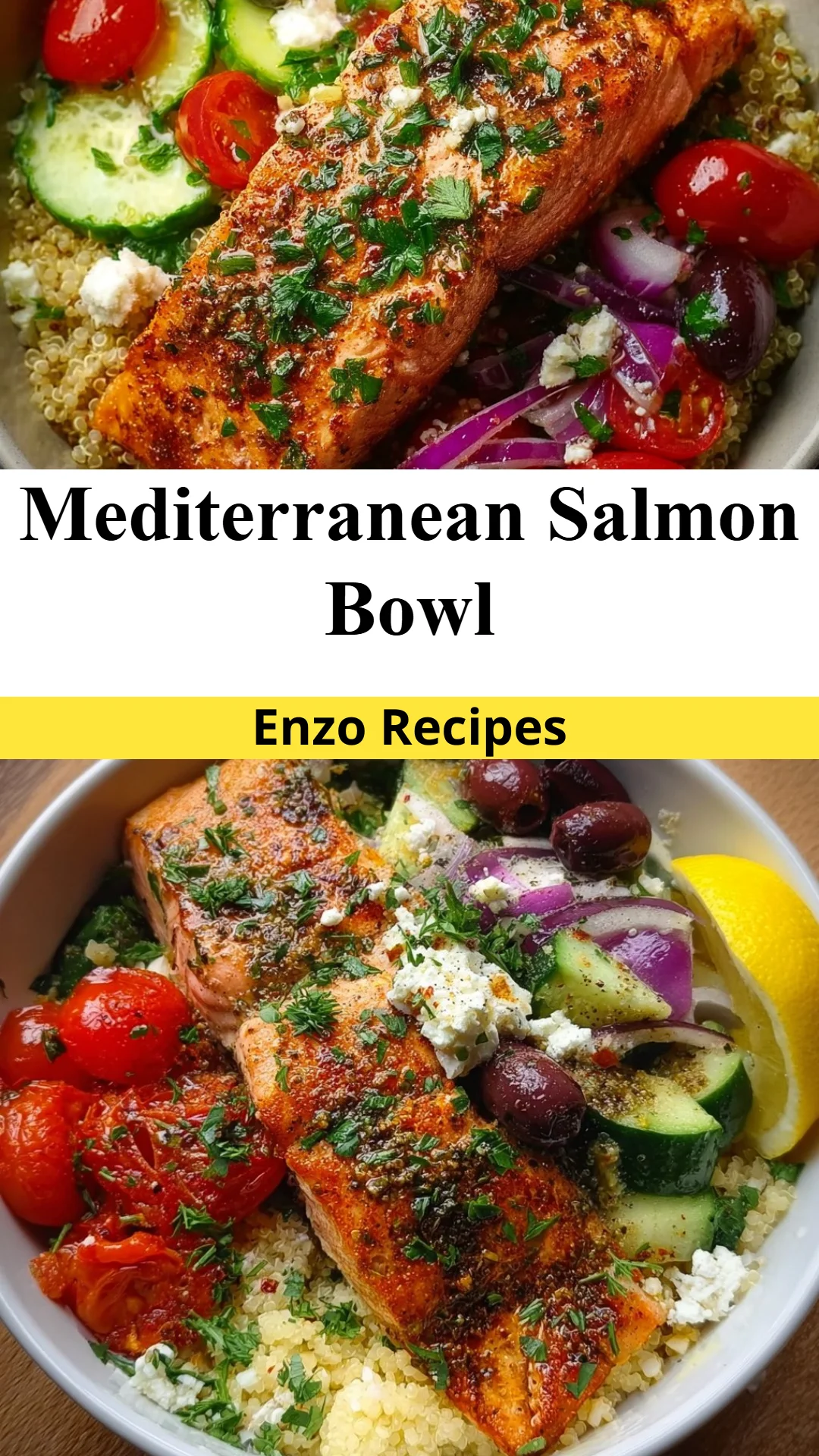Mediterranean Salmon Bowl