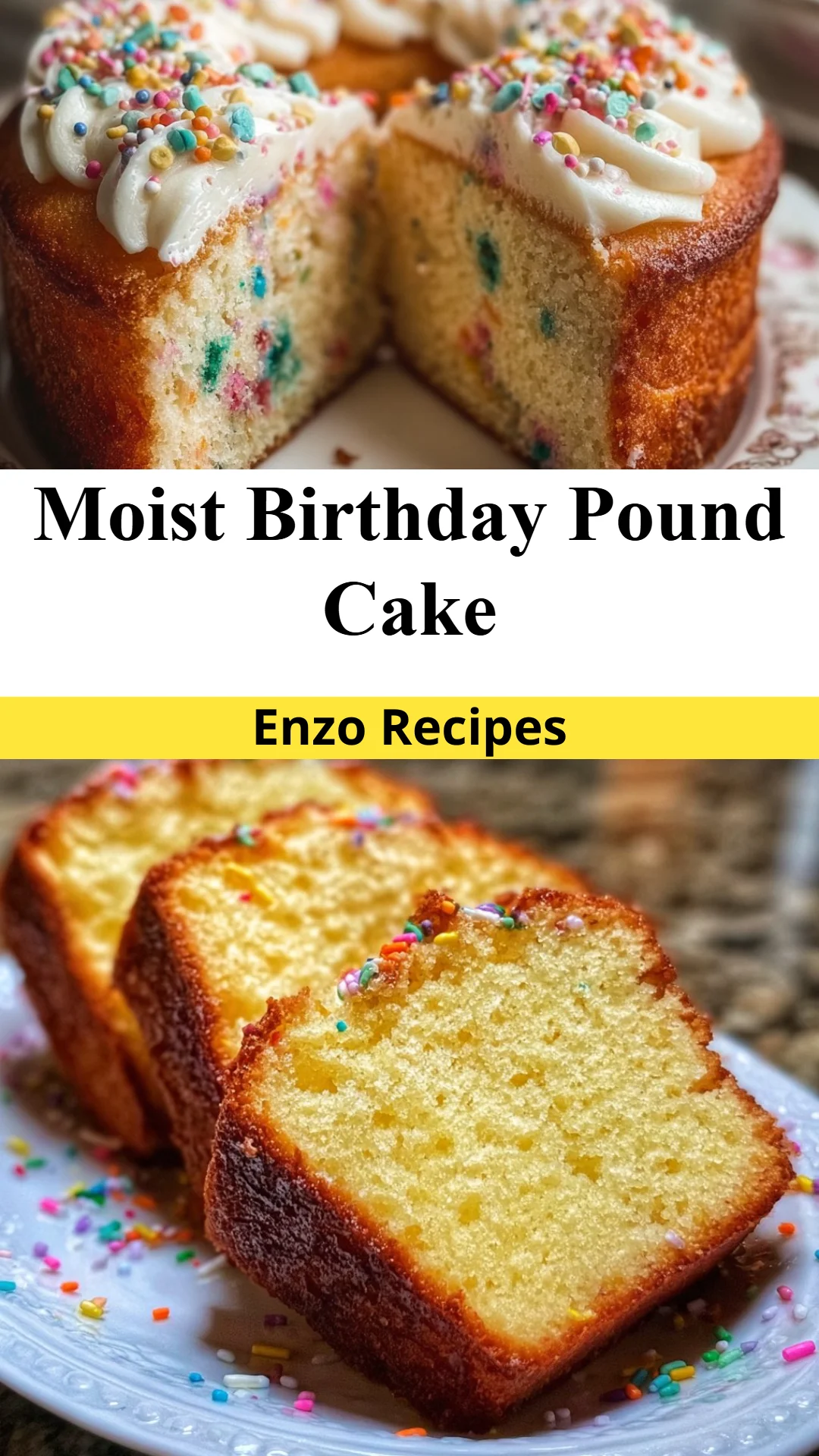 Moist Birthday Pound Cake