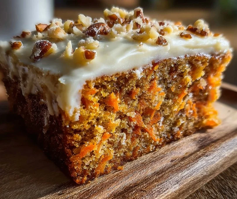 Moist Homemade Carrot Cake Recipe with Easy Cream Cheese Frosting