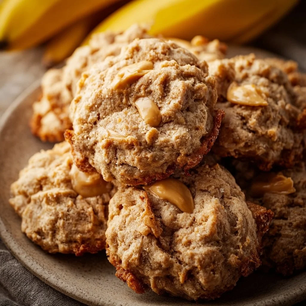 Peanut Butter Banana Cookies