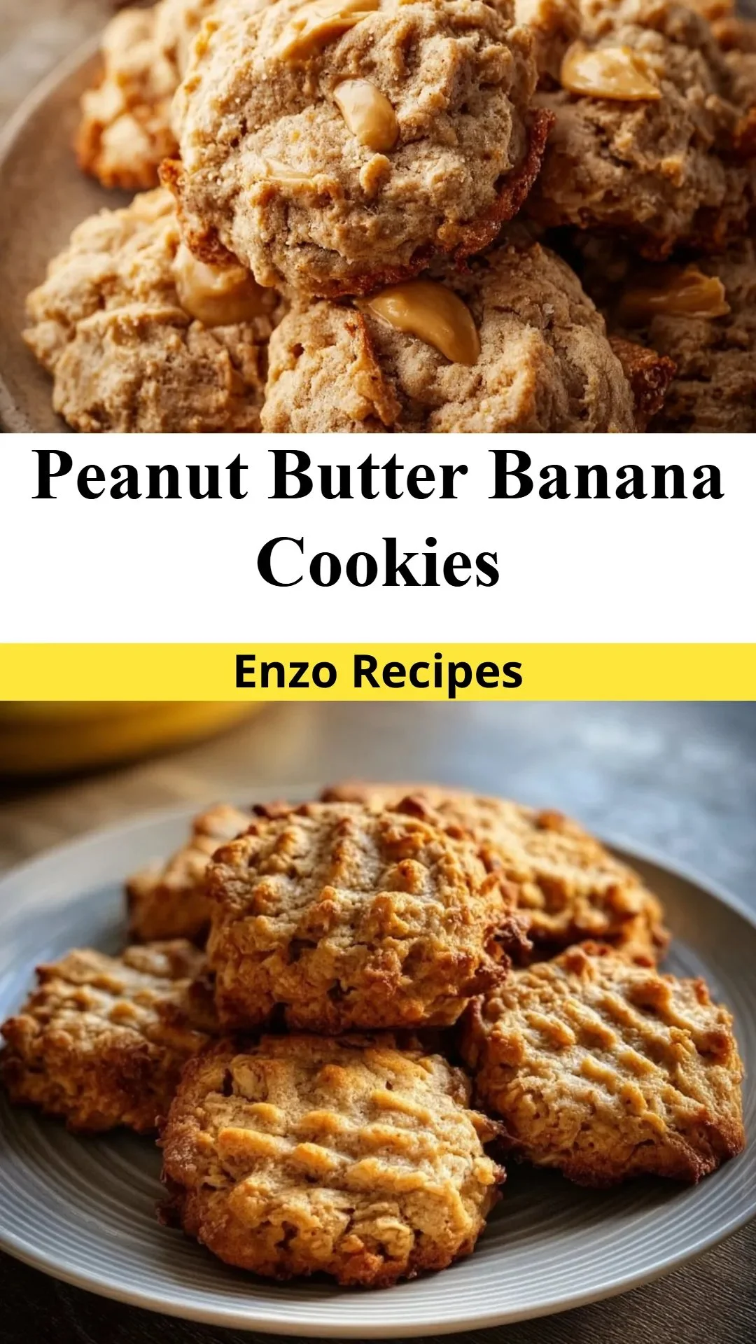 Peanut Butter Banana Cookies