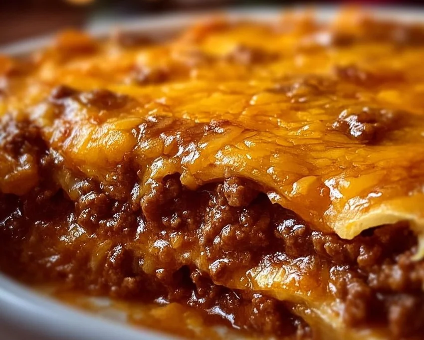 Sloppy Joe Casserole with Manwich