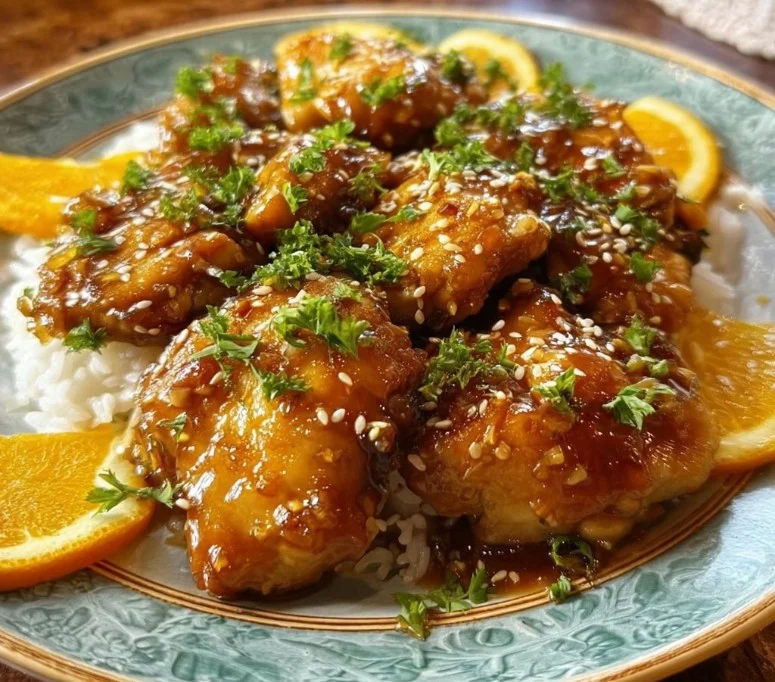 Slow-Cooked Orange Chicken